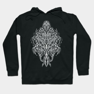 Tribal line art style art Hoodie